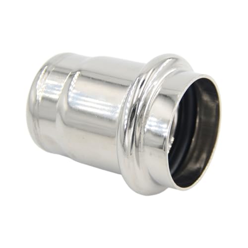 Rohrkappe aus Edelstahl 304 mit Doppelklemme, dünnwandige Wasserrohrverbindungen, Crimpkopf, Schweißen, freie Klemme, Rohrverbindungsstücke(Inside diameter 32mm) von TJXADNEV