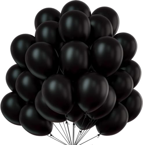 50x Luftballons schwarz - Ø 35 cm für Geburtstag & Hochzeit & Party & Kindergeburtstag - Luft & Helium als Dekoration 50x Luftballons schwarz - Ø 35 cm für Geburtstag & Hochzeit & Party & Kindergeburtstag - Luft & Helium als Dekoration von TK Gruppe Timo Klingler