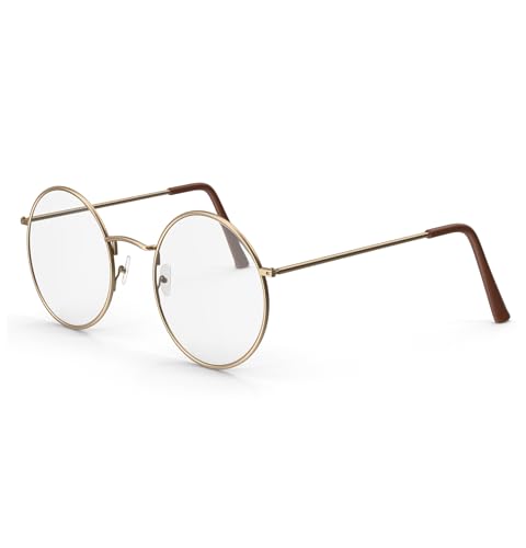 TK Gruppe Timo Klingler 3x Weihnachtsmannbrille Nikolausbrille Brille Nikolaus rund für Nikolauskostüm, Weihnachtsmannkostüm - Verkleidung von TK Gruppe Timo Klingler