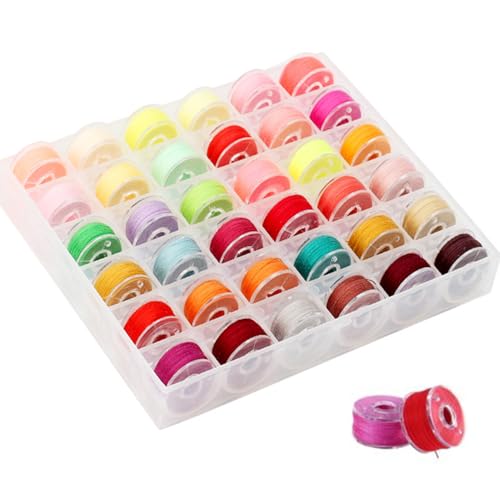36 Rollen NäHgarn Set NäHgarn FüR NäHmaschine, 36 Farben Faden Nähmaschinengarn Polyester Overlock Garn für Hand Nähmaschine Handnähgarn Garn Nähmaschine 36 Rollen NäHgarn Set NäHgarn FüR NäHmaschine, 36 Farben Faden Nähmaschinengarn Polyester Overlock Garn für Hand Nähmaschine Handnähgarn Garn Nähmaschine von TKFVTL