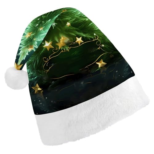 TKJMCSW Grüne Weihnachtsmütze für Erwachsene, Samt, klassische Weihnachtsmütze für Weihnachten, Neujahr, Party, Kopfbedeckung TKJMCSW Grüne Weihnachtsmütze für Erwachsene, Samt, klassische Weihnachtsmütze für Weihnachten, Neujahr, Party, Kopfbedeckung von TKJMCSW
