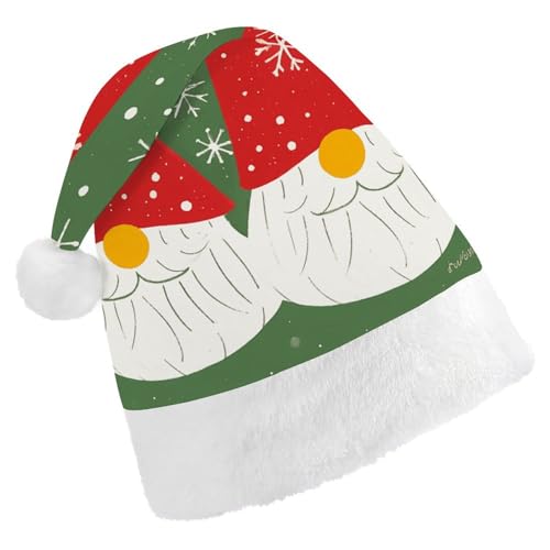 TKJMCSW Traditionelle Weihnachtswichtel, schöner Hahn für Junggesellinnenabschiede, Weihnachtsmütze für Erwachsene, Samt, klassische Weihnachtsmütze für Weihnachten, Neujahr, Party, Kopfbedeckung TKJMCSW Traditionelle Weihnachtswichtel, schöner Hahn für Junggesellinnenabschiede, Weihnachtsmütze für Erwachsene, Samt, klassische Weihnachtsmütze für Weihnachten, Neujahr, Party, Kopfbedeckung von TKJMCSW