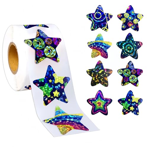 1500 Stück Selbstklebende Aufkleber – 25 mm Vintage Etiketten, Paket Label, Geschenksticker, Umschlagaufkleber für kreative DIY Dekoration, Scrapbooking, Party Deko & Geschenkverpackungen (B) von TKSJROL