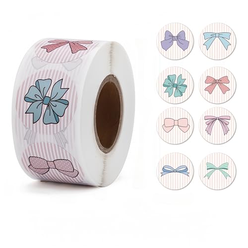 1500 Stück Vintage DIY Aufkleber – 25 mm Selbstklebende Etiketten, Paket Label, Geschenksticker, Siegelaufkleber für Scrapbooking und personalisierte Verpackungsverschönerung (C) von TKSJROL