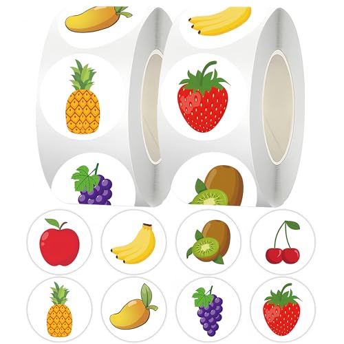 2000 Stück Selbstklebende Aufkleber – 25 mm Vintage Etiketten, Paket Label, Geschenksticker, Siegelaufkleber, Umschlagaufkleber für Scrapbooking und personalisierte Verpackungen (B) von TKSJROL
