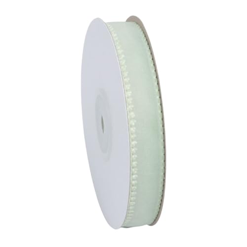 3 Yards Deko Chiffonband 16 mm Durchscheinende Schleifenband Schmales Geschenkband Hochzeit Dekoband Tüllband Schneegarn Stoff Band Seidenband für Blumensträuße Deko Hochzeitseinladungen (Grün) von TKSJROL