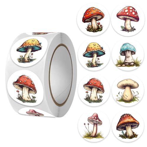 3500 Stück Selbstklebende Etiketten – Vintage Siegelaufkleber, Geschenksticker, Umschlagaufkleber, Paket Label für DIY, Party Dekor, Scrapbooking und kreative Geschenkverpackung (C, 25mm) von TKSJROL