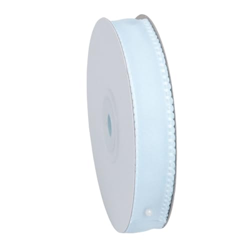 4 Yards Deko Chiffonband 16 mm Durchscheinende Schleifenband Schmales Geschenkband Hochzeit Tüllband Stoff Band Seidenband Dekoband Schneegarn für Blumensträuße Deko Hochzeitseinladungen (Blau) von TKSJROL