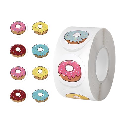 4500 Stück Handbuch Deko Aufkleber – Selbstklebende Etiketten, Geschenksticker, Siegel Etiketten, Party Sticker, Scrapbooking Aufkleber für kreative DIY Projekte und Dekorationsideen (C, 25mm) von TKSJROL