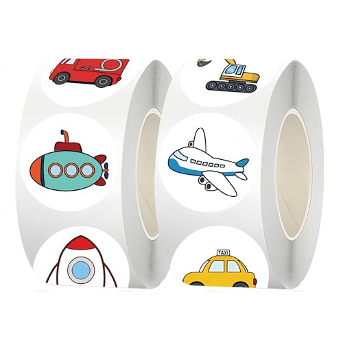 4500 Stück Vintage Selbstklebende Etiketten – 25 mm Paket Label, Siegelaufkleber, Geschenksticker, Umschlagaufkleber für DIY Projekte, Party Dekor, Scrapbooking und Geschenkverpackung (B) von TKSJROL
