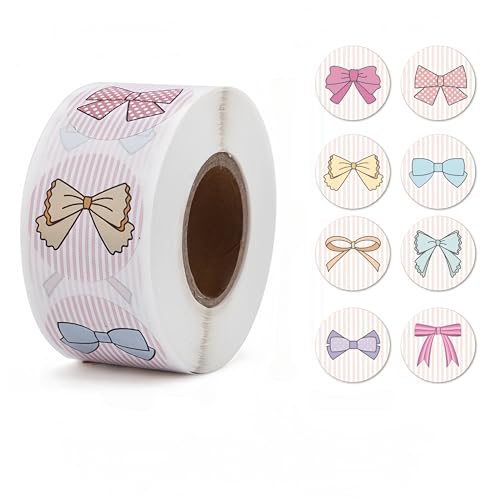 500 Stück Vintage DIY Aufkleber – 25 mm Selbstklebende Etiketten, Paket Label, Geschenksticker, Siegelaufkleber für Scrapbooking und personalisierte Verpackungsverschönerung (D) von TKSJROL