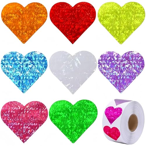 5000 Stück Herz Aufkleber Set für Geschenke – Selbstklebende Etiketten, Deko Sticker, Siegelaufkleber, Paket Label und Party Sticker für kreative Geschenkverpackungen und Dekorationen (B-38mm) von TKSJROL