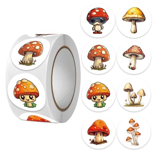 5000 Stück Selbstklebende Etiketten – Vintage Siegelaufkleber, Geschenksticker, Umschlagaufkleber, Paket Label für DIY, Party Dekor, Scrapbooking und kreative Geschenkverpackung (D, 25mm) von TKSJROL