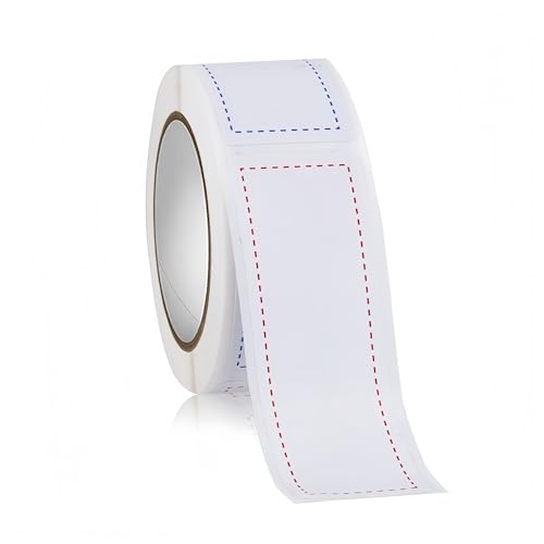900 Stück Blanko Aufkleber Selbstklebend – Beschreibbare Sticker für DIY Geschenkanhänger, Namensaufkleber, Verschlussetiketten, Paket Label und Etiketten für Marmeladenflaschen, C[25x75mm] von TKSJROL
