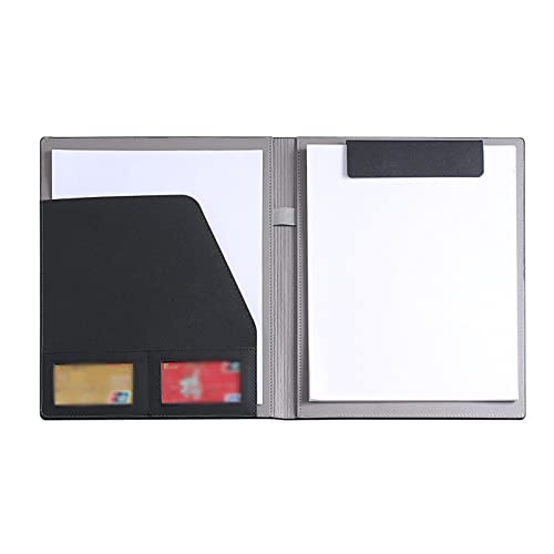Schreibmappe a4 A4 Ordner Information Organizer Business Manager Board Binder Bürobedarf(Black) von TLMDXTEU