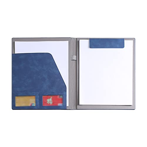 Schreibmappe a4 A4 Ordner Information Organizer Business Manager Board Binder Bürobedarf(Blau) von TLMDXTEU