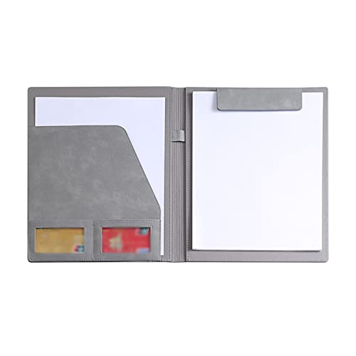 Schreibmappe a4 A4 Ordner Information Organizer Business Manager Board Binder Bürobedarf(Grey) von TLMDXTEU