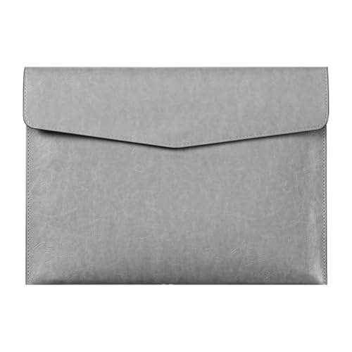 Umschlag-Aktenhalter Aktentasche Aus PU-Leder Im A4-Format For Unternehmen Und Büros(Gray) von TLMDXTEU