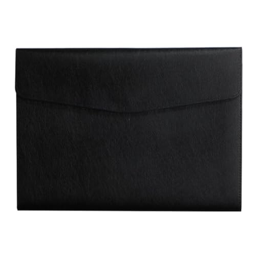 Umschlag-Aktenhalter Business Office Ordner A4 Leder Aktentasche(Black) von TLMDXTEU