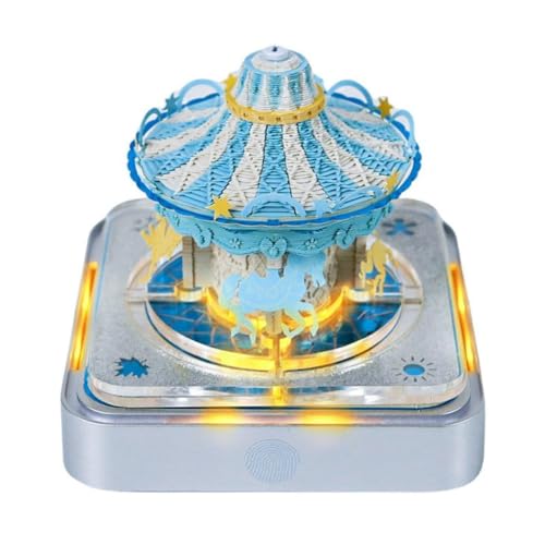 3D-Weihnachtsbaum-Abreißkalender 2026 mit LED-Licht, Schreibtisch-Notizblock mit Papierskulptur – Schreibtischdekoration for Zuhause und Büro & Geschenk (Licht inklusive)(A26) von TLTLT