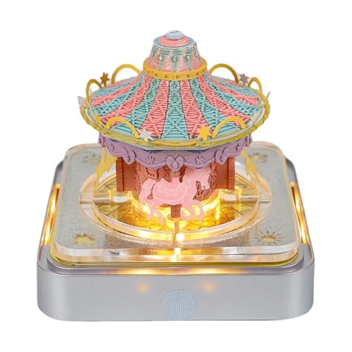 3D-Weihnachtsbaum-Abreißkalender 2026 mit LED-Licht, Schreibtisch-Notizblock mit Papierskulptur – Schreibtischdekoration for Zuhause und Büro & Geschenk (Licht inklusive)(A27) von TLTLT