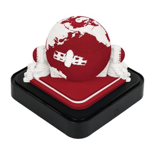 3D-Weihnachtsbaum-Abreißkalender 2026 mit LED-Licht, Schreibtisch-Notizblock mit Papierskulptur – Schreibtischdekoration for Zuhause und Büro & Geschenk (Licht inklusive)(A30) von TLTLT