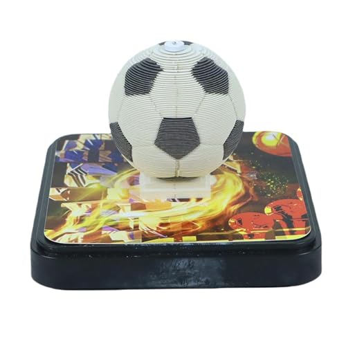 3D-Weihnachtsbaum-Abreißkalender 2026 mit LED-Licht, Schreibtisch-Notizblock mit Papierskulptur – Schreibtischdekoration for Zuhause und Büro & Geschenk (Licht inklusive)(Sport-football) von TLTLT