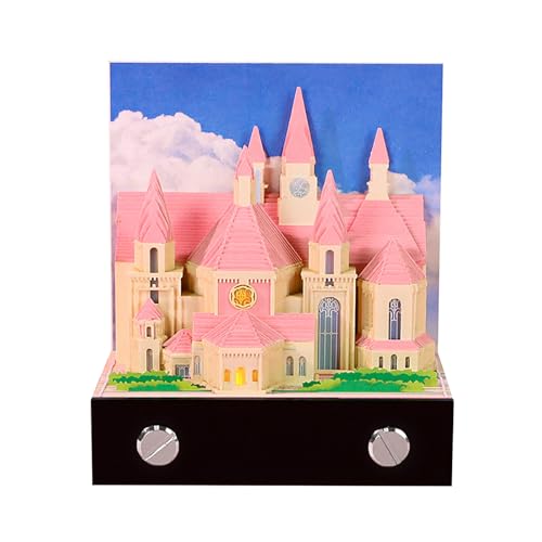 Zeitstückkalender 2026, Tischkalender, 3D-Abreißkalender, Papierschnitzkunst, Notizblock, Notizblock, Geschenk for Weihnachten, Einweihungsparty, Schreibtischdekoration(St. Martin's Church) von TLTLT