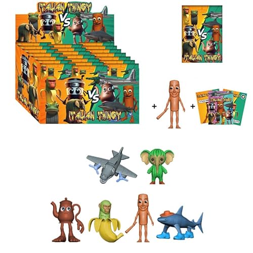 TLXNN Brainrot Tierfiguren-Sets 24 Stück Tung Tung Tung Sahur Sammelkarten Mini Tralalelo Tralala Cake Toppers Modellsammlung Desktop Ornamente TLXNN Brainrot Tierfiguren-Sets 24 Stück Tung Tung Tung Sahur Sammelkarten Mini Tralalelo Tralala Cake Toppers Modellsammlung Desktop Ornamente von TLXNN