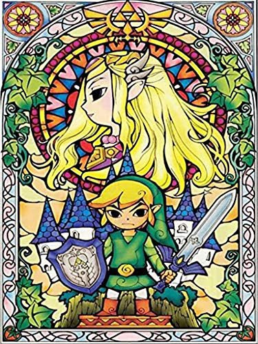 5D DIY Diamond Painting The Legend of Zelda 40,6 x 50,8 cm Full Round Drill Strass Stickerei für Wanddekoration von QAVMEWVDAZCV