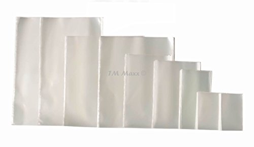 100 St. Hochglanz Klar Beutel Tüte Versandtasche Polybeutel PP-Tüte Folienbeutel PP-Beutel (30 Größen zur Auswahl) (10x15) von TM Maxx