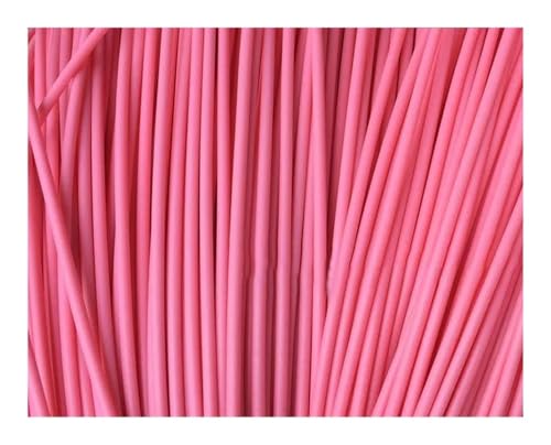 TMAOZW 2,5 mm, 500 g, rund, Synthetisches Rattan-Geflecht aus Kunststoff, geeignet for DIY-Taschen, Körbe, Stühle, Sofas, Möbelersatz(Pink,2.5mm) von TMAOZW