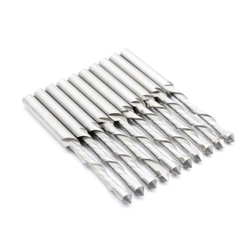 TMAX 10 Stück 3/16 Zoll Trockenbau-Bit, Spiralfräser, Cutout-Bits von TMAX