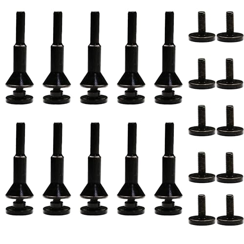 TMAX 10 Stück Befestigungsdorn 3/8 Zoll & 1/4 Zoll Dornloch für Typ 1 Trennscheibe 1/4 Zoll Schaft für Schneideisen Drehwerkzeug TMAX 10 Stück Befestigungsdorn 3/8 Zoll & 1/4 Zoll Dornloch für Typ 1 Trennscheibe 1/4 Zoll Schaft für Schneideisen Drehwerkzeug von TMAX
