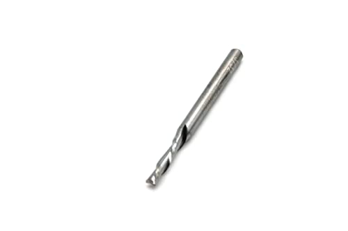 TMAX 5 x Hartmetall-Router-Bit, 3/32-Zoll-Durchmesser, CNC-Schaftfräser, 1/8-Zoll-Schaft, ideal für Holzschnitzerei, Schlitz-Einsteckschlitz, Gravieren, Schleifen von TMAX