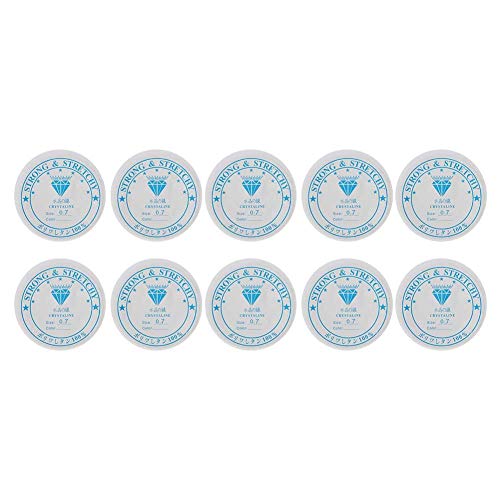 Kristall-Elastisches Armbandband, Dehnbares Transparentes Perlenschnur, Elastische Kordel 0,7 mm von TMISHION