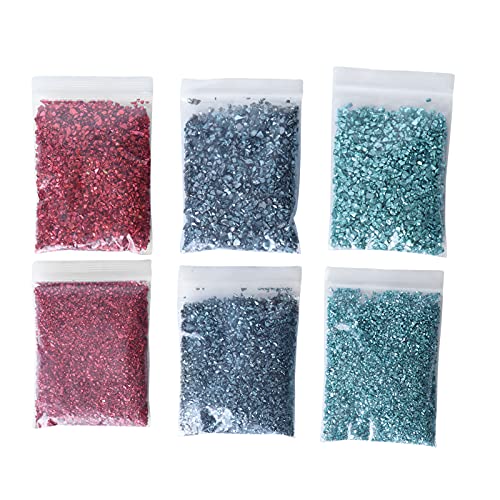 Zerkleinerter Glasfüller Unregelmäßige Kies Edelsteine DIY Harzfüller Unregelmäßige Glaschips Zerkleinertes Glas Glitter Formfüller Glitter DIY Glitzer Chips Nagelkunst Handwerk Vase Dekoration Zerkleinerter Glasfüller Unregelmäßige Kies Edelsteine DIY Harzfüller Unregelmäßige Glaschips Zerkleinertes Glas Glitter Formfüller Glitter DIY Glitzer Chips Nagelkunst Handwerk Vase Dekoration von TMISHION