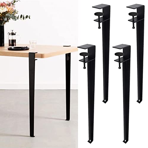 TMKDNNKG 4 Stück Metall-Möbelbeine, 70 cm, zum Anschrauben, Tischklemmenbeine für DIY-Couchtische, verstellbare Schreibtischbeine mit Bodenschonern, F-förmige Metall-Schreibtischbeine TMKDNNKG 4 Stück Metall-Möbelbeine, 70 cm, zum Anschrauben, Tischklemmenbeine für DIY-Couchtische, verstellbare Schreibtischbeine mit Bodenschonern, F-förmige Metall-Schreibtischbeine von TMKDNNKG