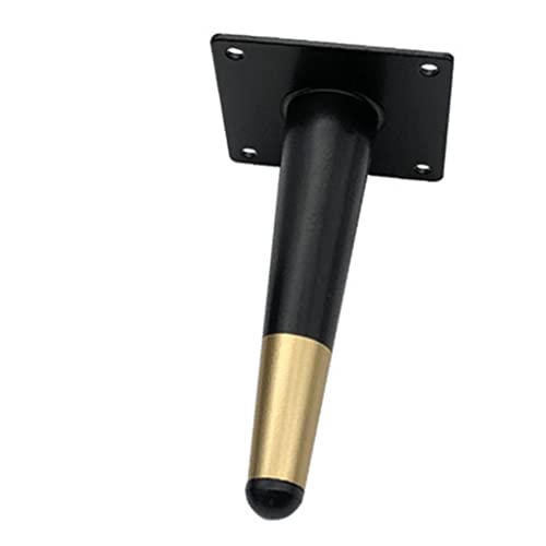 TMKDNNKG Goldfarbene Möbelbeine aus der Mitte des Jahrhunderts, 4er-Set, hohe, schräge, konische Sofa-, Couchtisch- und Fernsehschrankbeine, 25 cm TMKDNNKG Goldfarbene Möbelbeine aus der Mitte des Jahrhunderts, 4er-Set, hohe, schräge, konische Sofa-, Couchtisch- und Fernsehschrankbeine, 25 cm von TMKDNNKG
