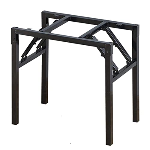 TMKDNNKG Industrielle Moderne Möbelbeine, Schwarze Schreibtischbeine für Küche und Büro, klappbarer Tischrahmen aus Eisen, quadratische Esstischbeine, 85 x 39 x 70 cm von TMKDNNKG
