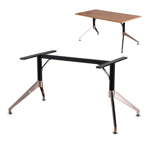 TMKDNNKG Industrielle Möbelbeine aus Metall für DIY-Schreibtisch, Esstisch, Couchtisch, moderner Schreibtischrahmen für Computertisch oder Konferenzraumtisch (110 x 72,5 x 55 cm) von TMKDNNKG