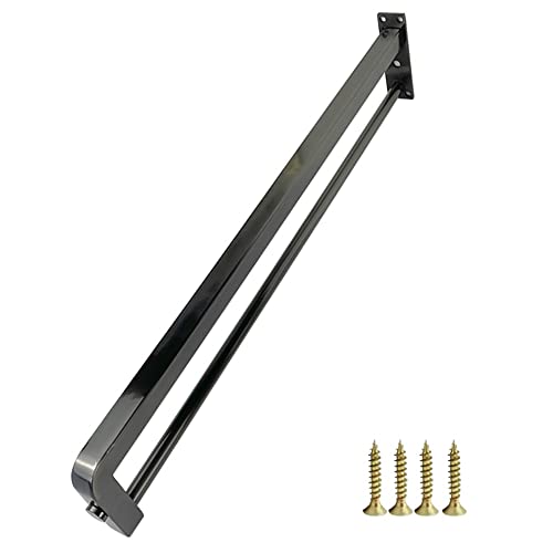 TMKDNNKG Möbelbeine aus Edelstahl, 4er-Set, robuste goldene Tischbeine für DIY-Couchtisch, Esstisch, Büroschreibtisch, 70 cm Höhe, inkl. Schrauben (Schwarz 55 cm) von TMKDNNKG