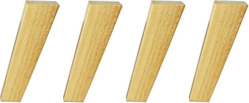 TMKDNNKG Möbelbeine aus Massivholz, 10 cm, schräge Tischbeine aus Holz mit Montageplattenschrauben und Antirutschmatten, ideal für Sofas und Couchtische, stabile Beine für Möbel TMKDNNKG Möbelbeine aus Massivholz, 10 cm, schräge Tischbeine aus Holz mit Montageplattenschrauben und Antirutschmatten, ideal für Sofas und Couchtische, stabile Beine für Möbel von TMKDNNKG