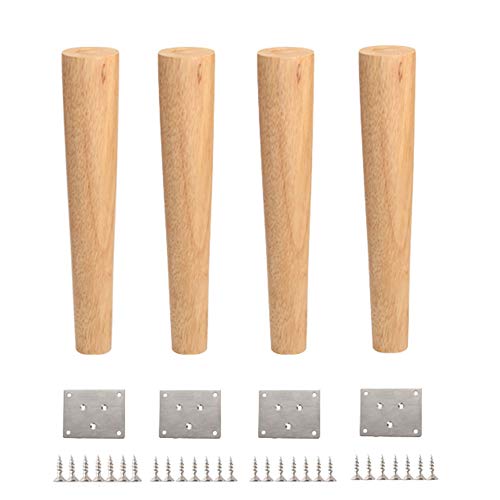 TMKDNNKG Möbelbeine aus Massivholz, 4er-Set mit hohen, geraden Beinen für Sofas, Hocker, Stühle, Schreibtische, höhenverstellbar, 30–90 cm, Premium-Zubehör TMKDNNKG Möbelbeine aus Massivholz, 4er-Set mit hohen, geraden Beinen für Sofas, Hocker, Stühle, Schreibtische, höhenverstellbar, 30–90 cm, Premium-Zubehör von TMKDNNKG
