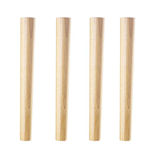 TMKDNNKG Möbelbeine aus Massivholz, moderner nordischer Stil, Ersatzbeine für Sofa, Schreibtisch, Stuhl und Couchtisch. Robuste Schrankfüße aus Gummiholz, konisches Design für stilvollen Halt TMKDNNKG Möbelbeine aus Massivholz, moderner nordischer Stil, Ersatzbeine für Sofa, Schreibtisch, Stuhl und Couchtisch. Robuste Schrankfüße aus Gummiholz, konisches Design für stilvollen Halt von TMKDNNKG