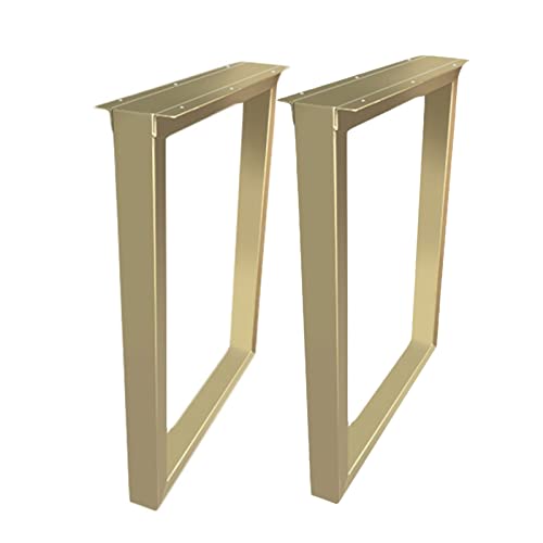 TMKDNNKG Robuste Möbelbeine aus Metall, 2er-Set, industrielles, rustikales Vierkantrohr-Design, Esstisch-, Couchtisch- und Computer-Schreibtischbeine, Farbe Gold TMKDNNKG Robuste Möbelbeine aus Metall, 2er-Set, industrielles, rustikales Vierkantrohr-Design, Esstisch-, Couchtisch- und Computer-Schreibtischbeine, Farbe Gold von TMKDNNKG