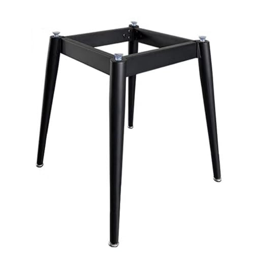 TMKDNNKG Robuste industrielle Tischbeine aus Metall mit Saugnäpfen, moderner Schreibtischrahmen für Marmor/Glas, Möbelbeine für Zuhause, Küche, DIY-Schreibtisch (90 cm x 90 cm x 72 cm, schwarz) von TMKDNNKG