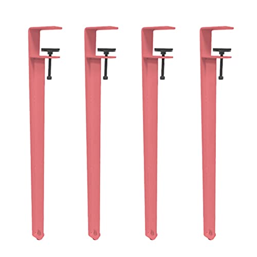 TMKDNNKG Verstellbare F-förmige Möbelbeine für Arbeitstische, 71 cm, zum Anklipsen, Tischbeine, Stuhlbeine, Frühstücksbarbeine, Arbeitsplattenstützbein für Couchtisch und Stehtisch, Design ohne Stanz von TMKDNNKG