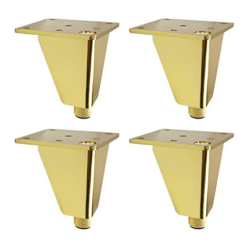 TMKDNNKG Verstellbare Möbelbeine, 4er-Set, Tischbeine aus Aluminiumlegierung in Schwarz, Silber und Gold, für Schränke, Schlafsofas, Schreibtische und Couchtische, 35 cm (13,8 Zoll) Höhe von TMKDNNKG
