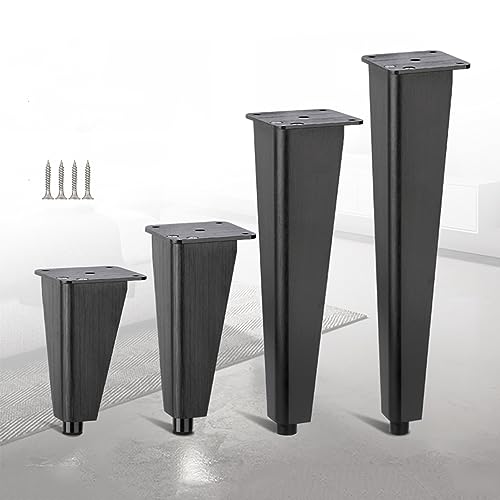 TMKDNNKG Verstellbare Möbelbeine aus Aluminiumlegierung für Schränke, Sofas und Tische, 4er-Set (Gold 12 cm). Stabile und stilvolle Möbelfüße für einfache Installation und Höhenverstellung von TMKDNNKG